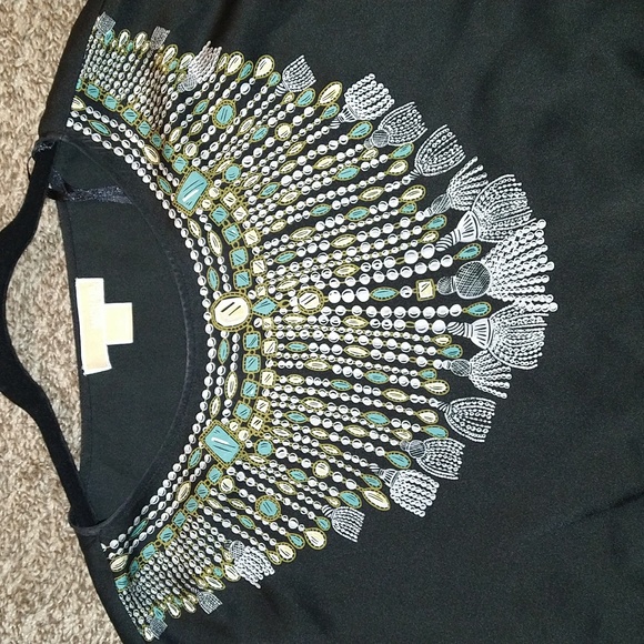 Michael Kors Black Mini (Beach) Dress Size 10 - Picture 2 of 4